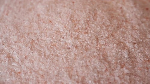 Close up of Pink Himalayan Salt Crystals