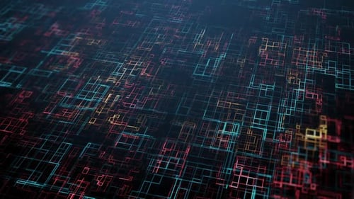 Futuristisches Konzept der Informationstechnologie