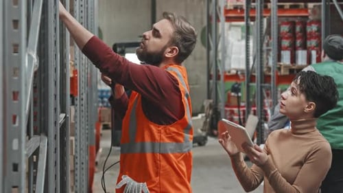 Warehouse Employees Stocktaking