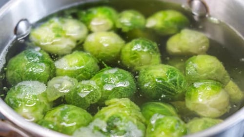 Fresh Green Brussel Sprouts
