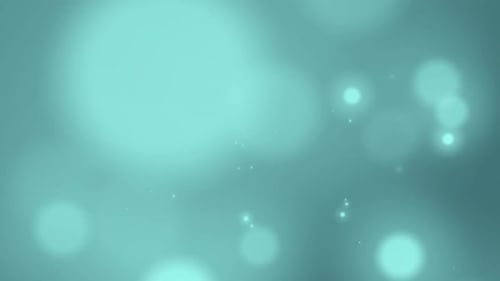 Animation von leuchtenden grünen Lichtflecken, die sich in hypnotischer Bewegung auf grünem Hintergrund bewegen