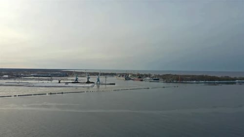 Luftbild von Port Harbor
