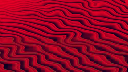 Dynamic Abstract Red Liquid Surface Animation