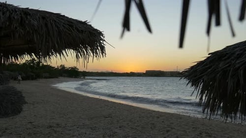 Beach at sunset