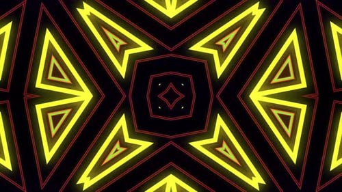 Abstract Multicolor Blinking 4K 02