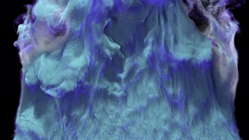 Colorful Fluid Smoke Burst Transition