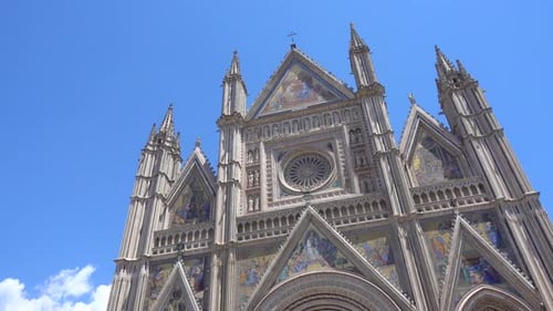 Catedral del Duomo de Orvieto en Toscana, Italia, Europa.