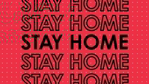 Kinetic Typography Public Health Message Text Animation