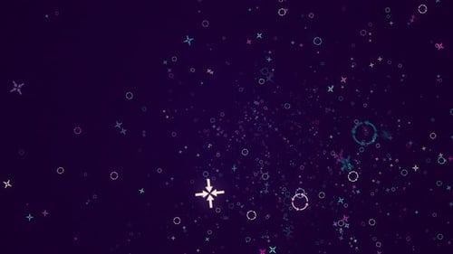 Vibrant Abstract Tunnel of Glowing Particles