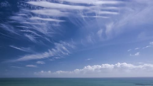 Wolken über dem Ozean, Zeitraffer
