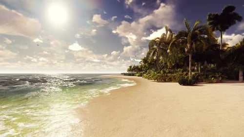 Wunderschöne Sommerszene