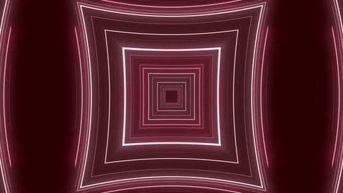 Roter digitaler Sci-Fi-Tunnel-Hintergrund