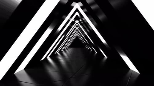 Bucle túnel triángulo oscuro