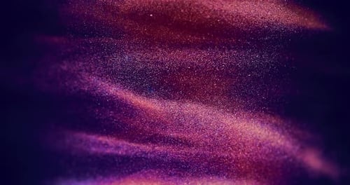 Purple-blue Inks Creating Abstract Cloud Formations. Pink Art Backgrounds