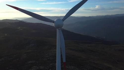 Windkraft Sunset