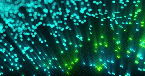 Flux de
données futuriste, flux numérique. Motif dynamique avec rayons de puissance et lumière.