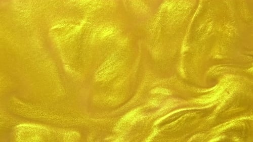 Swirling Pearlescent Gold Abstract Liquid