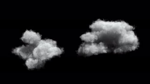 Animated Photorealistic Clouds with Alpha Channel