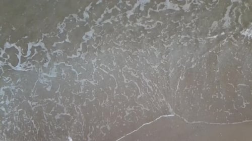 Ocean Sea Waves Aerial Drone