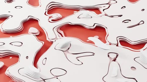 Wave pattern paper cut background