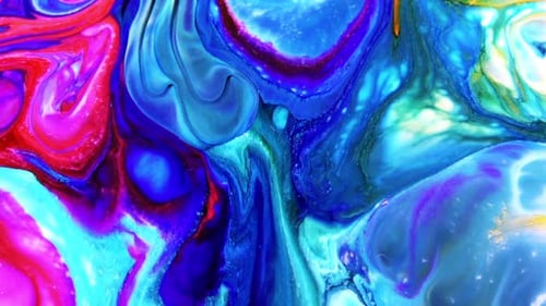 Vibrant Swirling Colors Abstract Art Background