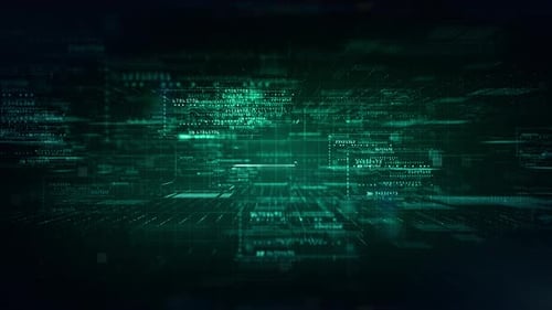 Fondo abstracto de matriz digital del ciberespacio 01345