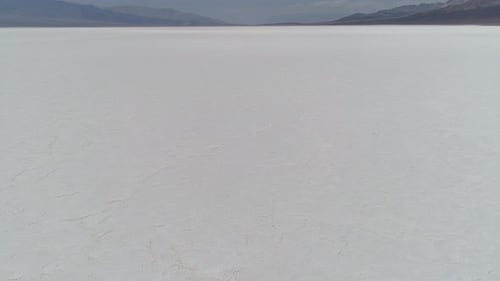 Vista aérea de la sal en Badwater Basin