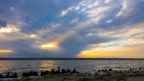 Sunset over the Lake