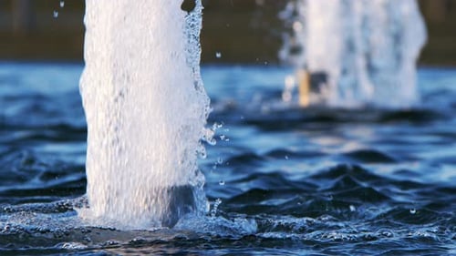 Blue Water Fountain 1