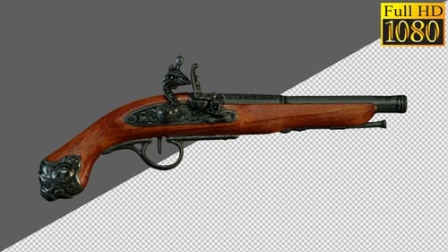 Rifle, Weapons, Guns On Alpha Channel Loops V5