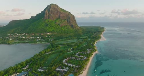 Golfhotel Küste Indischer Ozean