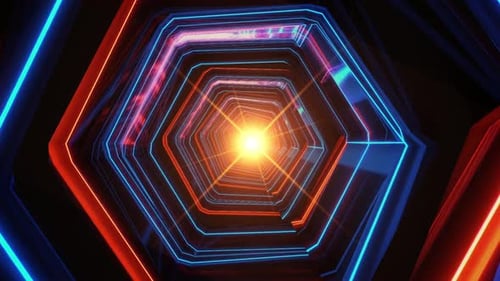 Tunnelschleife für farbiges Licht