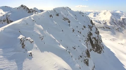 Sharp Mountain Peaks