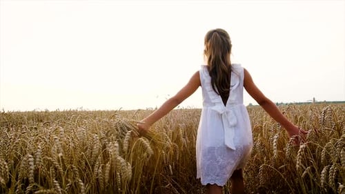 A Child in a Wheat Field