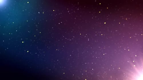 Abstract Glowing Particles Background Seamless Loop