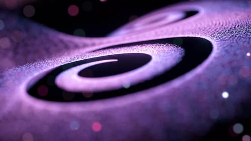 Abstract Particle Flow Spiral Animation