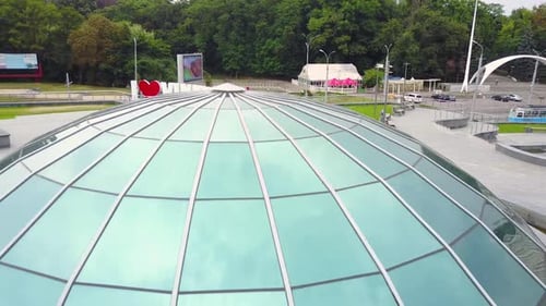 Sign i love vinnytsia in the centre of the city