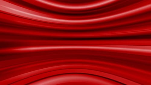 Abstract Red Flowing Lines and Curves Background Animation
