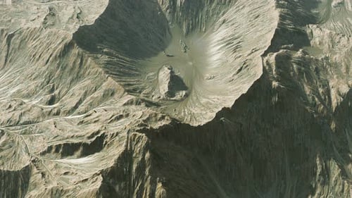 Blick auf die Alien-Planet-Landschaft