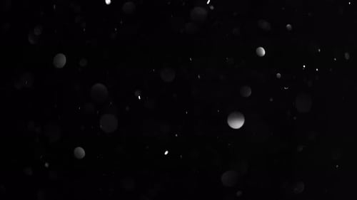 Schnee-Bokeh