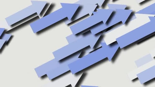 Animated Geometric Arrows Corporate Progress Background