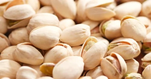 Delicious Pistachios in Shells Close Up