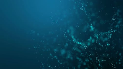 Futuristic Particle Swirl Background Loop