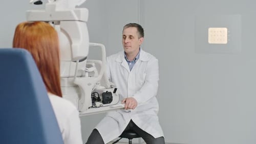 Moderne Augenkarte Sehtest