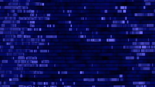 Abstract Blue Digital Data Flowing Bars Background Loop