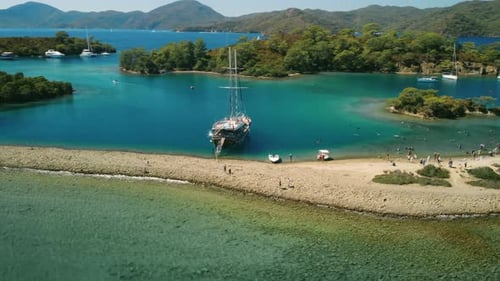 Aerial View of Gocek Mugla