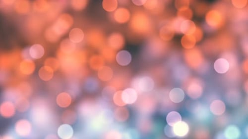 Shimmering Bokeh Light Particles Background