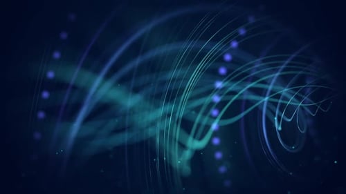 Dynamic Abstract Digital Lines Technology Background Animation