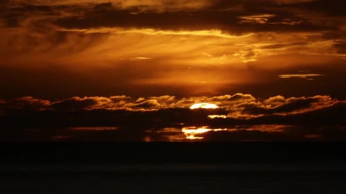 4K Dramatisch Sonnenuntergang