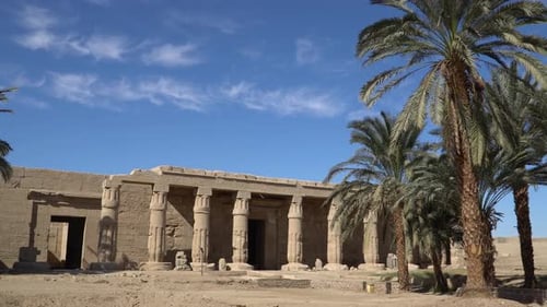 The Beautiful Ruins of an Ancient Egyptian Temple in Luxor
